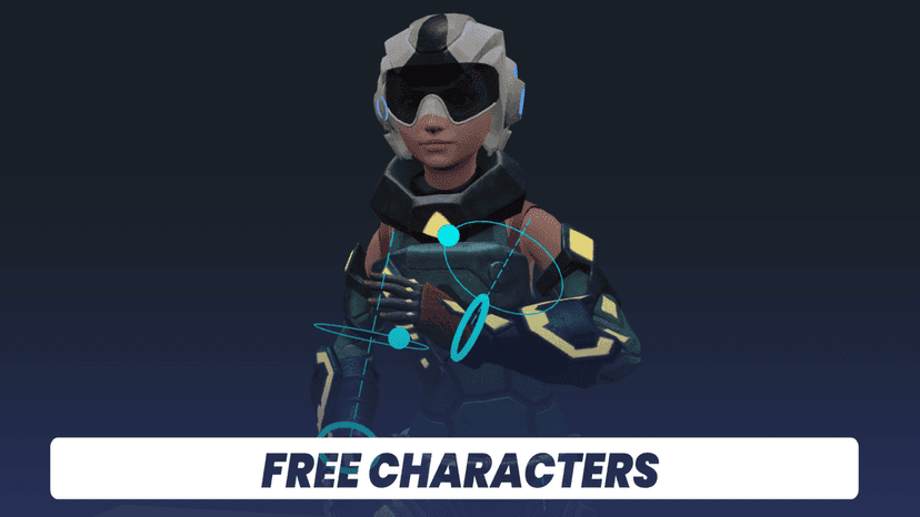 Free 3D Characters for Plask